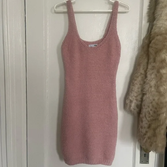Fashion Nova | Dresses | Fashion Nova Fuzzy Mini Dress | Poshmark